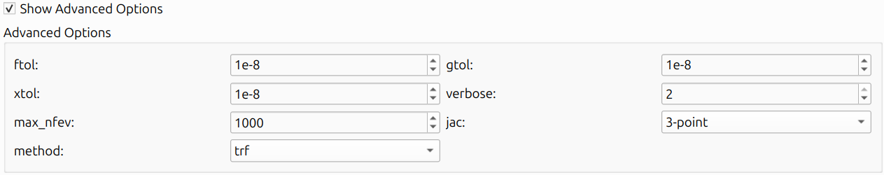 Advanced Options