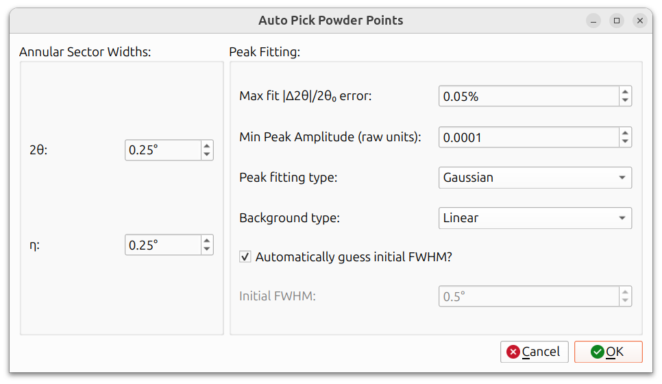 Auto-Pick Options