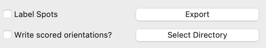Export Options