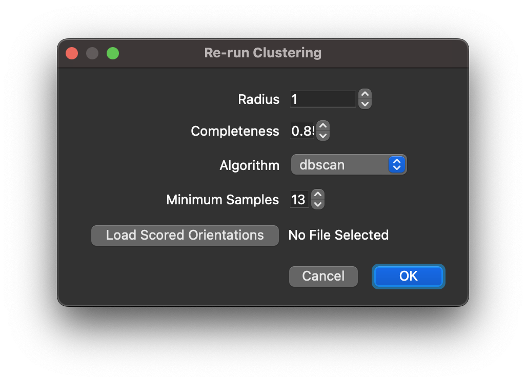 Rerun Clustering