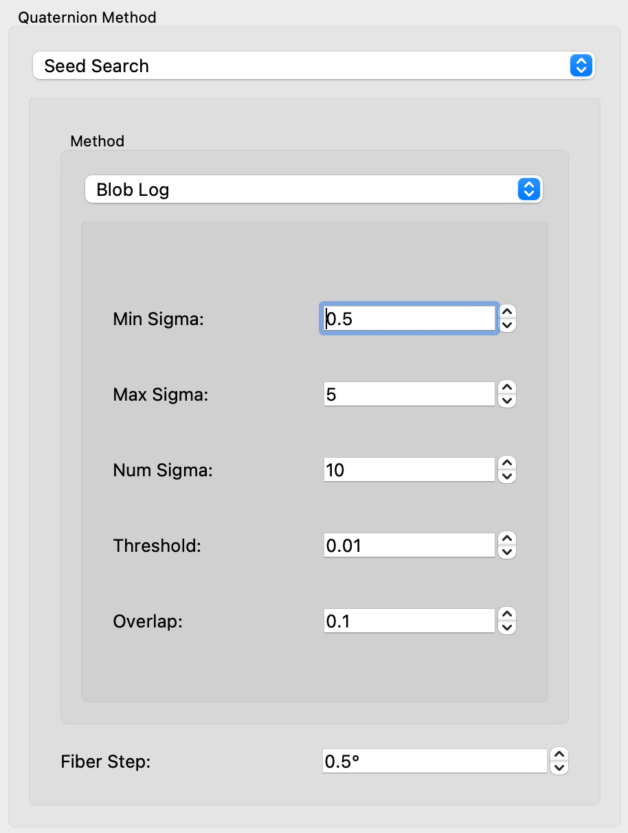 Seed Search Blob Log